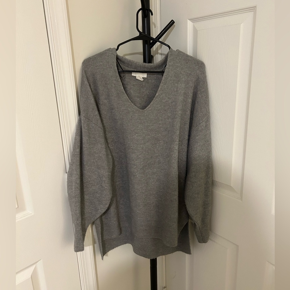 H&M oversized gray sweater